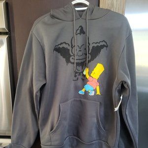 Simpsons Hoodie/Sweatshirt - Bart & Krusty NWT!